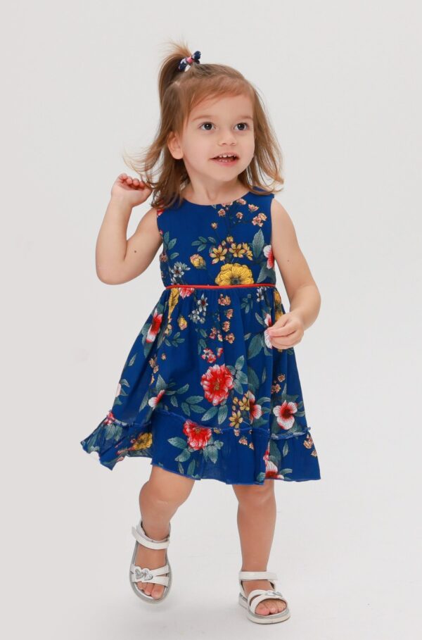 Blue Floral Dress